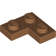 LEGO Medium Nougat Plate 2 x 2 Corner 2420 - 6177535