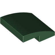 LEGO Dark Green Slope, Curved 2 x 2 15068 - 6101285