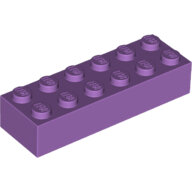 LEGO Medium Lavender Brick 2 x 6 2456 - 6115808