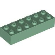 LEGO Sand Green Brick 2 x 6 2456 - 4181141