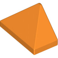 LEGO Orange Slope 45 2 x 1 Triple with Bottom Stud Holder 15571 - 6075084
