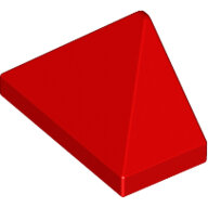 LEGO Red Slope 45 2 x 1 Triple with Bottom Stud Holder 15571 - 6075074