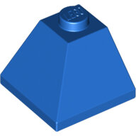 LEGO Blue Slope 45 2 x 2 Double Convex 3045 - 6234158