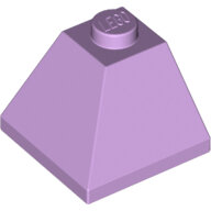 LEGO Lavender Slope 45 2 x 2 Double Convex 3045 - 6138508