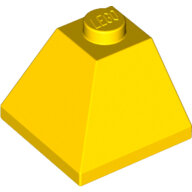 LEGO Yellow Slope 45 2 x 2 Double Convex 3045 - 4271076