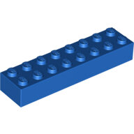 LEGO Blue Brick 2 x 8 3007 - 300723