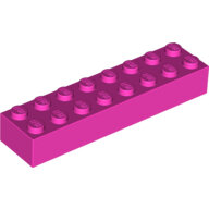 LEGO Dark Pink Brick 2 x 8 3007 - 4655254