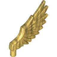LEGO Pearl Gold Minifigure, Wing Feathered 11100 - 6097514