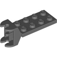 LEGO Dark Bluish Gray Hinge Plate 2 x 4 with Articulated Joint - Female 3640 - 4265486