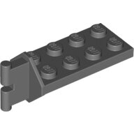 LEGO Dark Bluish Gray Hinge Plate 2 x 4 with Articulated Joint - Male 3639 - 4264952