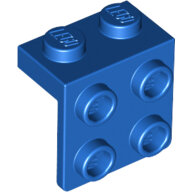 LEGO Blue Bracket 1 x 2 - 2 x 2 44728 - 4505907