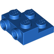 LEGO Blue Plate, Modified 2 x 2 x 2/3 with 2 Studs on Side 99206 - 6116797