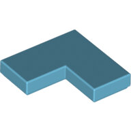 LEGO Medium Azure Tile 2 x 2 Corner 14719 - 6185308