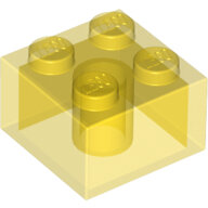 LEGO Trans-Yellow Brick 2 x 2 3003 - 6104378