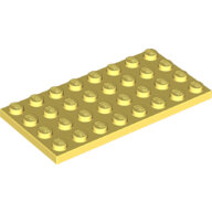 LEGO Bright Light Yellow Plate 4 x 8 3035 - 6213270