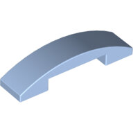 LEGO Bright Light Blue Slope, Curved 4 x 1 Double 93273 - 6133057
