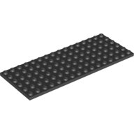 LEGO Black Plate 6 x 16 3027 - 302726