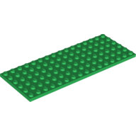 LEGO Green Plate 6 x 16 3027 - 6032912