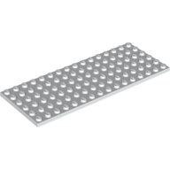 LEGO White Plate 6 x 16 3027 - 6176434