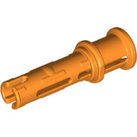 LEGO Orange Technic, Pin 3L with Friction Ridges Lengthwise and Stop Bush 32054 - 6143033