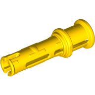 LEGO Yellow Technic, Pin 3L with Friction Ridges Lengthwise and Stop Bush 32054 - 4140805
