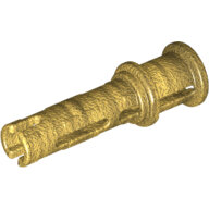 LEGO Pearl Gold Technic, Pin 3L with Friction Ridges Lengthwise and Stop Bush 32054 - 6285441
