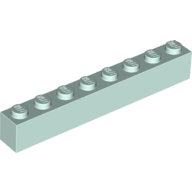 LEGO Light Aqua Brick 1 x 8 3008 - 6304892
