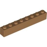 LEGO Medium Nougat Brick 1 x 8 3008 - 4569383