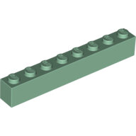 LEGO Sand Green Brick 1 x 8 3008 - 4521949