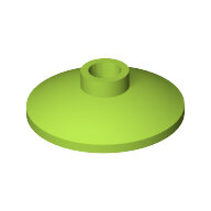 LEGO Lime Dish 2 x 2 Inverted (Radar) 4740 - 6121816