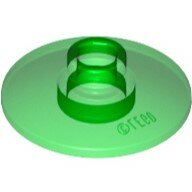 LEGO Trans-Green Dish 2 x 2 Inverted (Radar) 4740 - 4179430