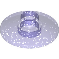 LEGO Glitter Trans-Purple Dish 2 x 2 Inverted (Radar) 4740 - 6093752