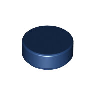 LEGO Dark Blue Tile, Round 1 x 1 98138 - 6132810