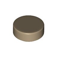 LEGO Dark Tan Tile, Round 1 x 1 98138 - 6322841