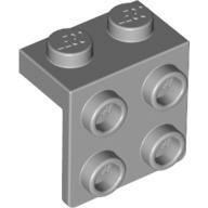 LEGO Light Bluish Gray Bracket 1 x 2 - 2 x 2 44728 - 4277927