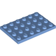 LEGO Medium Blue Plate 4 x 6 3032 - 6223032