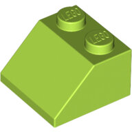 LEGO Lime Slope 45 2 x 2 3039 - 4650630