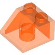 LEGO Trans-Neon Orange Slope 45 2 x 2 3039 - 4229850