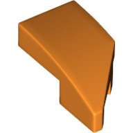 LEGO Orange Wedge 2 x 1 x 2/3 with Stud Notch Left 29120 - 6177499