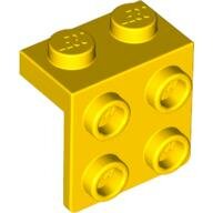 LEGO Yellow Bracket 1 x 2 - 2 x 2 44728 - 4277925