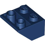 LEGO Dark Blue Slope, Inverted 45 2 x 2 3660 - 6025375