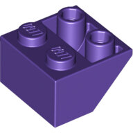 LEGO Dark Purple Slope, Inverted 45 2 x 2 3660 - 6133921