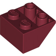 LEGO Dark Red Slope, Inverted 45 2 x 2 3660 - 6052917