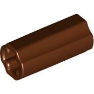 LEGO Reddish Brown Technic, Axle Connector 2L (Smooth with x Hole + Orientation) 6538c - 4531751
