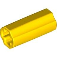LEGO Yellow Technic, Axle Connector 2L (Smooth with x Hole + Orientation) 6538c - 4519010
