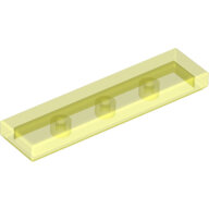 LEGO Trans-Neon Green Tile 1 x 4 2431 - 6030742