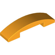 LEGO Bright Light Orange Slope, Curved 4 x 1 Double 93273 - 6133826