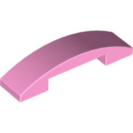 LEGO Bright Pink Slope, Curved 4 x 1 Double 93273 - 6146822