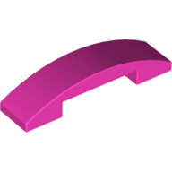 LEGO Dark Pink Slope, Curved 4 x 1 Double 93273 - 6160819