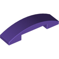 LEGO Dark Purple Slope, Curved 4 x 1 Double 93273 - 6069012